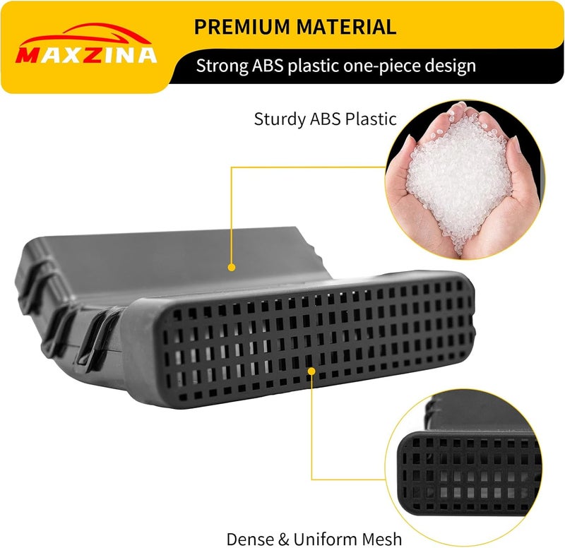 Maxzina Under Seat Vent Deflectors Compatible with 2022-2025 Ford Maverick (Not for 2025 Lariat) Rear Air Conditioning Vent Cover Plug-in Rear Floor AC Vent Filter for 2024 Maverick Accessories - Image 3